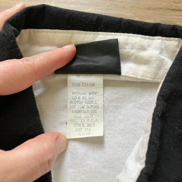 Roughrider Women's Western Shirt Shoulder Overlay Lattice Detail Vintage 90s - Picture 7 of 8